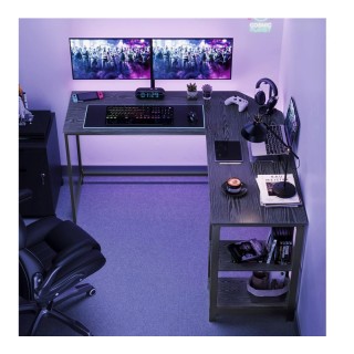 Μεταλλικό Γωνιακό Γραφείο με Θέση για Υπολογιστή 138 x 138 x 75 cm ... Μεταλλικό Γωνιακό Γραφείο με Θέση για Υπολογιστή 138 x 138 x 75 cm ...