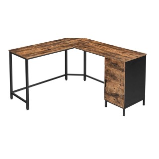 Μεταλλικό Γωνιακό Γραφείο με 1 Ντουλάπι και 1 Συρτάρι 150 x 137 x 7... Μεταλλικό Γωνιακό Γραφείο με 1 Ντουλάπι και 1 Συρτάρι 150 x 137 x 7...