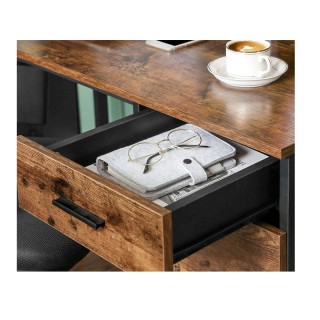 Μεταλλικό Γωνιακό Γραφείο με 1 Ντουλάπι και 1 Συρτάρι 150 x 137 x 7...