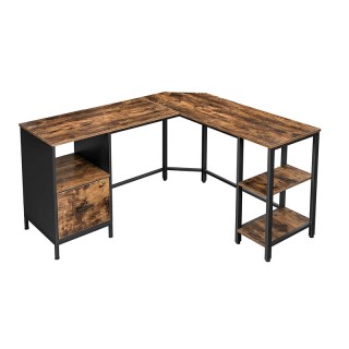 Μεταλλικό Γωνιακό Γραφείο με Θέση για Υπολογιστή 137 x 150 x 75 cm ... Μεταλλικό Γωνιακό Γραφείο με Θέση για Υπολογιστή 137 x 150 x 75 cm ...