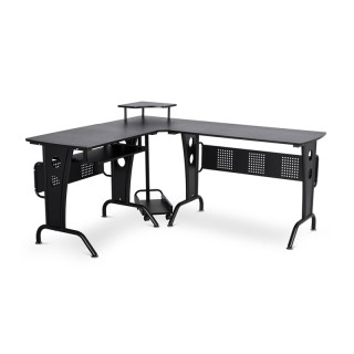 Μεταλλικό Γωνιακό Γραφείο με Θέση για Υπολογιστή 140 x 170 x 86.5 c... Μεταλλικό Γωνιακό Γραφείο με Θέση για Υπολογιστή 140 x 170 x 86.5 c...