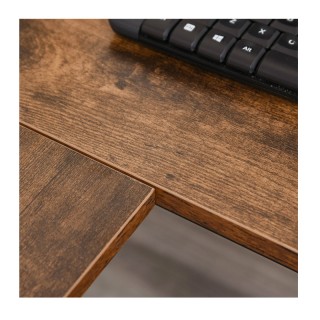 Μεταλλικό Γωνιακό Γραφείο με Θέση για Υπολογιστή 150 x 120 x 75 cm ...