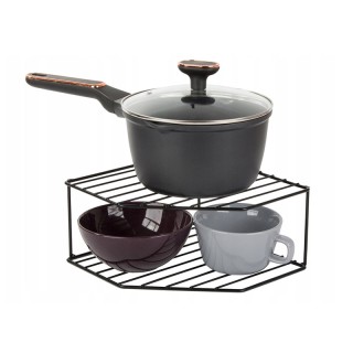 Μεταλλικό Γωνιακό Ράφι Πάγκου Κουζίνας 2 Επιπέδων 12.5 x 25 x 25 cm... Μεταλλικό Γωνιακό Ράφι Πάγκου Κουζίνας 2 Επιπέδων 12.5 x 25 x 25 cm...