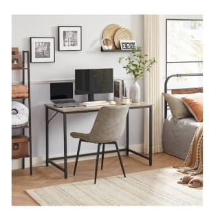 Μεταλλικό Γραφείο 120 x 60 x 75 cm Χρώματος Γκρι VASAGLE LWD039B56 Μεταλλικό Γραφείο 120 x 60 x 75 cm Χρώματος Γκρι VASAGLE LWD039B56