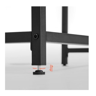 Μεταλλικό Γραφείο 120 x 60 x 75 cm Χρώματος Σκούρο Καφέ VASAGLE LWD...