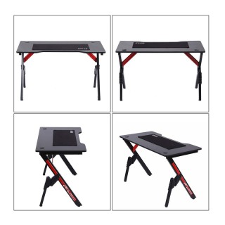 Μεταλλικό Γραφείο Gaming με Ξύλινη Επιφάνεια 120 x 60 x 73 cm Bakaj... Μεταλλικό Γραφείο Gaming με Ξύλινη Επιφάνεια 120 x 60 x 73 cm Bakaj...