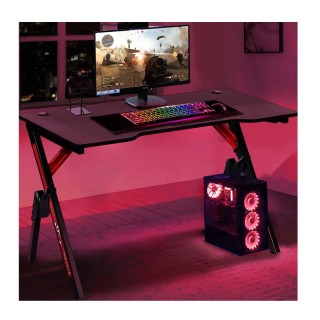 Μεταλλικό Γραφείο Gaming με Ξύλινη Επιφάνεια 120 x 60 x 73 cm Bakaj... Μεταλλικό Γραφείο Gaming με Ξύλινη Επιφάνεια 120 x 60 x 73 cm Bakaj...