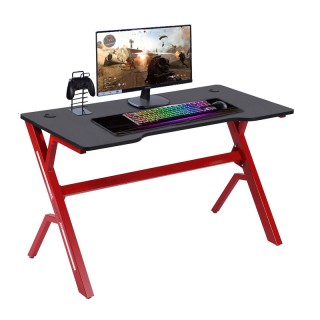 Μεταλλικό Γραφείο Gaming με Ξύλινη Επιφάνεια 120 x 60 x 73 cm Bakaj... Μεταλλικό Γραφείο Gaming με Ξύλινη Επιφάνεια 120 x 60 x 73 cm Bakaj...