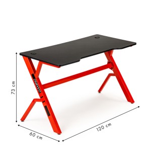 Μεταλλικό Γραφείο Gaming με Ξύλινη Επιφάνεια 120 x 60 x 73 cm Moder... Μεταλλικό Γραφείο Gaming με Ξύλινη Επιφάνεια 120 x 60 x 73 cm Moder...