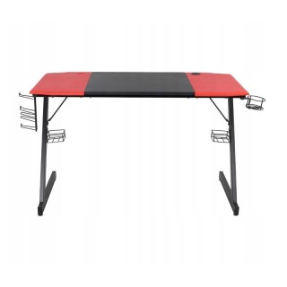 Μεταλλικό Γραφείο Gaming με Ξύλινη Επιφάνεια 160 x 60 x 73 cm Moder...