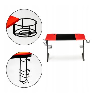 Μεταλλικό Γραφείο Gaming με Ξύλινη Επιφάνεια 160 x 60 x 73 cm Moder... Μεταλλικό Γραφείο Gaming με Ξύλινη Επιφάνεια 160 x 60 x 73 cm Moder...