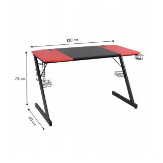 Μεταλλικό Γραφείο Gaming με Ξύλινη Επιφάνεια 160 x 60 x 73 cm Moder... Μεταλλικό Γραφείο Gaming με Ξύλινη Επιφάνεια 160 x 60 x 73 cm Moder...