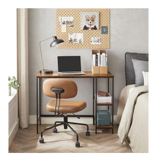 Μεταλλικό Γραφείο με 2 Ράφια 100 x 50 x 75 cm VASAGLE LWD046B01 Μεταλλικό Γραφείο με 2 Ράφια 100 x 50 x 75 cm VASAGLE LWD046B01