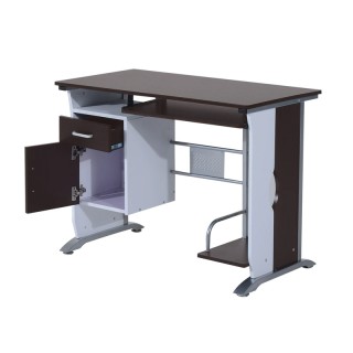 Μεταλλικό Γραφείο με Θέση για Υπολογιστή 100 x 52 x 75 cm HOMCOM 92...