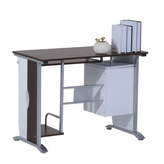 Μεταλλικό Γραφείο με Θέση για Υπολογιστή 100 x 52 x 75 cm HOMCOM 92...