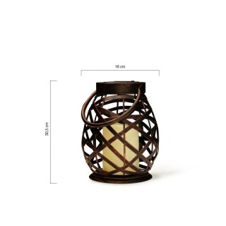 Μεταλλικό Ηλιακό LED Φανάρι Inkazen 40004165 Μεταλλικό Ηλιακό LED Φανάρι Inkazen 40004165