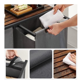 Μεταλλικό Καλάθι Απλύτων με 2 Χώρους και 1 Ράφι 73 x 33 x 72 cm VAS... Μεταλλικό Καλάθι Απλύτων με 2 Χώρους και 1 Ράφι 73 x 33 x 72 cm VAS...