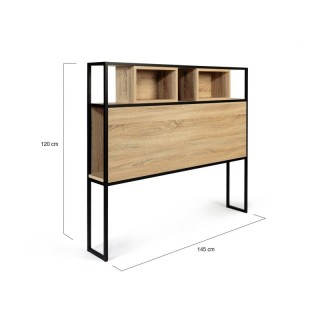 Μεταλλικό Κεφαλάρι Κρεβατιού 145 x 20 x 120 cm Idomya 30087347