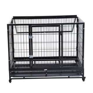 Μεταλλικό Κλουβί Μεταφοράς Σκύλου με Ρόδες 95 x 61.5 x 68.5 cm PawH... Μεταλλικό Κλουβί Μεταφοράς Σκύλου με Ρόδες 95 x 61.5 x 68.5 cm PawH...