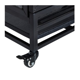 Μεταλλικό Κλουβί Μεταφοράς Σκύλου με Ρόδες 95 x 61.5 x 68.5 cm PawH...