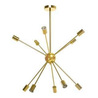 Μεταλλικό Κρεμαστό Φωτιστικό Οροφής Πολύφωτο Ε27 10 x 25 W HOMCOM B... Μεταλλικό Κρεμαστό Φωτιστικό Οροφής Πολύφωτο Ε27 10 x 25 W HOMCOM B...