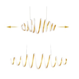 Μεταλλικό Κρεμαστό Φωτιστικό Οροφής LED 3000K 2600 Lm 40 W Bakaji 0...