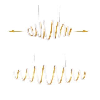 Μεταλλικό Κρεμαστό Φωτιστικό Οροφής LED με Τηλεχειριστήριο 58 W Bak... Μεταλλικό Κρεμαστό Φωτιστικό Οροφής LED με Τηλεχειριστήριο 58 W Bak...