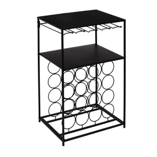 Μεταλλικό Μπαρ - Κάβα Κρασιών 45 x 45 x 84.5 cm Home Deco Factory H...