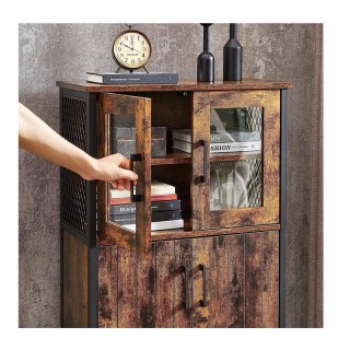 Μεταλλικό Ντουλάπι Αποθήκευσης 60 x 30 x 108 cm VASAGLE LSC260B01