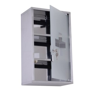 Μεταλλικό Ντουλάπι Φαρμακείου από Ανοξείδωτο Ατσάλι 30 x 18 x 50 cm... Μεταλλικό Ντουλάπι Φαρμακείου από Ανοξείδωτο Ατσάλι 30 x 18 x 50 cm...