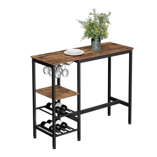 Μεταλλικό Ορθογώνιο Τραπέζι - Bar με 3 Ράφια 110 x 40 x 90 cm VASAG... Μεταλλικό Ορθογώνιο Τραπέζι - Bar με 3 Ράφια 110 x 40 x 90 cm VASAG...