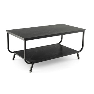 Μεταλλικό Ορθογώνιο Τραπέζι Σαλονιού με Εφέ Μαρμάρου 105 x 55 x 46.... Μεταλλικό Ορθογώνιο Τραπέζι Σαλονιού με Εφέ Μαρμάρου 105 x 55 x 46....