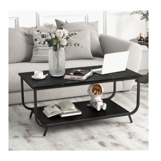 Μεταλλικό Ορθογώνιο Τραπέζι Σαλονιού με Εφέ Μαρμάρου 105 x 55 x 46.... Μεταλλικό Ορθογώνιο Τραπέζι Σαλονιού με Εφέ Μαρμάρου 105 x 55 x 46....