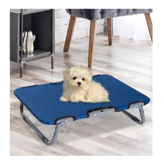 Μεταλλικό Πτυσσόμενο Κρεβάτι Σκύλου 59 x 46 x 15 cm PawHut D04-101BU Μεταλλικό Πτυσσόμενο Κρεβάτι Σκύλου 59 x 46 x 15 cm PawHut D04-101BU