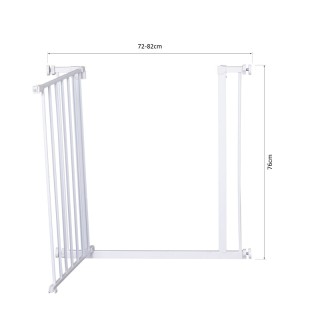 Μεταλλικό Πτυσσόμενο Προστατευτικό Πλέγμα για Κατοικίδια 76 x 72-82... Μεταλλικό Πτυσσόμενο Προστατευτικό Πλέγμα για Κατοικίδια 76 x 72-82...