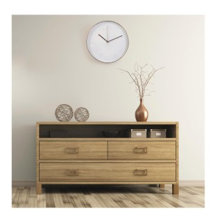 Μεταλλικό Ρολόι Τοίχου 30 cm Home Deco Factory HD3305 Μεταλλικό Ρολόι Τοίχου 30 cm Home Deco Factory HD3305