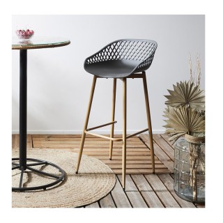 Μεταλλικό Σκαμπό Μπαρ 45 x 47.6 x 88 cm Home Deco Factory HDO7286 Μεταλλικό Σκαμπό Μπαρ 45 x 47.6 x 88 cm Home Deco Factory HDO7286