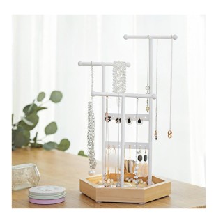 Μεταλλικό Σταντ Κοσμημάτων 20.5 x 18 x 36 cm Songmics JJS03NW Μεταλλικό Σταντ Κοσμημάτων 20.5 x 18 x 36 cm Songmics JJS03NW