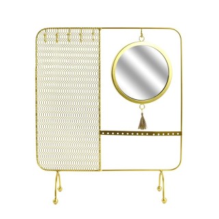 Μεταλλικό Σταντ Κοσμημάτων με Καθρέπτη 35.5 x 30 x 10 cm Home Deco ... Μεταλλικό Σταντ Κοσμημάτων με Καθρέπτη 35.5 x 30 x 10 cm Home Deco ...