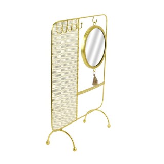 Μεταλλικό Σταντ Κοσμημάτων με Καθρέπτη 35.5 x 30 x 10 cm Home Deco ... Μεταλλικό Σταντ Κοσμημάτων με Καθρέπτη 35.5 x 30 x 10 cm Home Deco ...