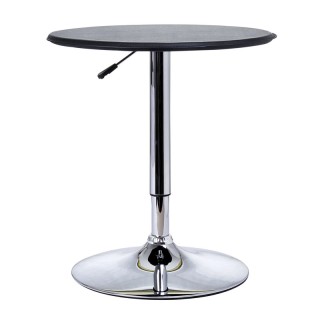 Μεταλλικό Στρογγυλό Τραπέζι με Ρυθμιζόμενο Ύψος και Ξύλινη Επιφάνει... Μεταλλικό Στρογγυλό Τραπέζι με Ρυθμιζόμενο Ύψος και Ξύλινη Επιφάνει...