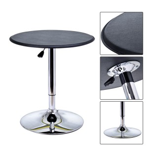 Μεταλλικό Στρογγυλό Τραπέζι με Ρυθμιζόμενο Ύψος και Ξύλινη Επιφάνει... Μεταλλικό Στρογγυλό Τραπέζι με Ρυθμιζόμενο Ύψος και Ξύλινη Επιφάνει...