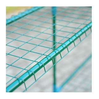 Μεταλλικό Θερμοκήπιο με 4 Ράφια 143 x 143 x 195 cm Outsunny 01-0472 Μεταλλικό Θερμοκήπιο με 4 Ράφια 143 x 143 x 195 cm Outsunny 01-0472