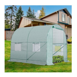 Μεταλλικό Θερμοκήπιο Τούνελ 245 x 200 x 198 cm Outsunny 01-0456 Μεταλλικό Θερμοκήπιο Τούνελ 245 x 200 x 198 cm Outsunny 01-0456