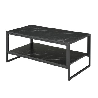 Μεταλλικό Τραπέζι Σαλονιού 106 x 50 x 47 cm HOMCOM 833-821BK Μεταλλικό Τραπέζι Σαλονιού 106 x 50 x 47 cm HOMCOM 833-821BK