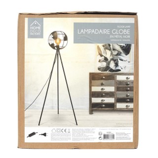 Μεταλλικό Τρίποδο Φωτιστικό Δαπέδου Υδρόγειος 158 cm E27 25 W Home ...