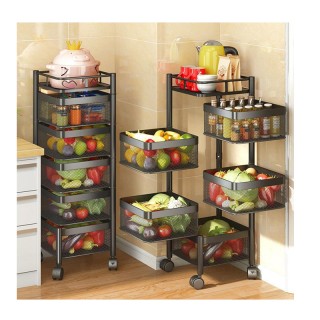 Μεταλλικό Τρόλεϊ Κουζίνας 6 Θέσεων 26 x 85 cm Bakaji 02813617 Μεταλλικό Τρόλεϊ Κουζίνας 6 Θέσεων 26 x 85 cm Bakaji 02813617