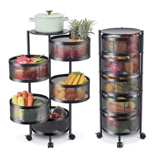 Μεταλλικό Τρόλεϊ Κουζίνας 6 Θέσεων 30 x 85 cm Bakaji 02825948 Μεταλλικό Τρόλεϊ Κουζίνας 6 Θέσεων 30 x 85 cm Bakaji 02825948