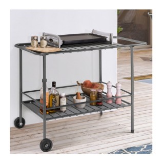 Μεταλλικό Τρόλεϊ Σερβιρίσματος με 2 Ράφια 100 x 54 x 71 cm Inkazen ... Μεταλλικό Τρόλεϊ Σερβιρίσματος με 2 Ράφια 100 x 54 x 71 cm Inkazen ...