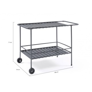 Μεταλλικό Τρόλεϊ Σερβιρίσματος με 2 Ράφια 100 x 54 x 71 cm Inkazen ... Μεταλλικό Τρόλεϊ Σερβιρίσματος με 2 Ράφια 100 x 54 x 71 cm Inkazen ...